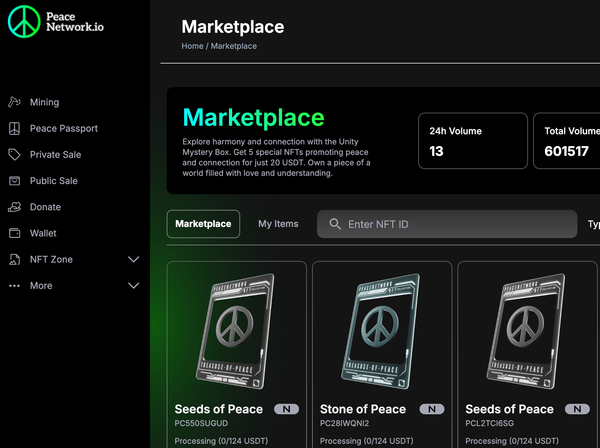 Free Trading and the Future of NFTs with Peace Network Marketplace